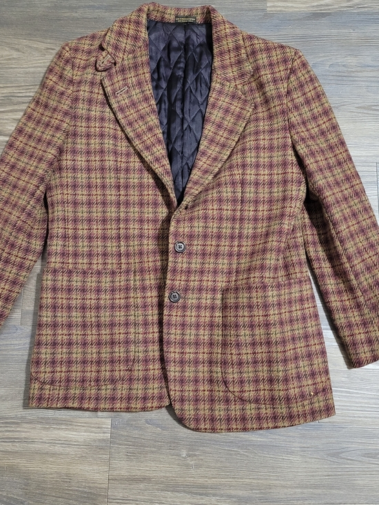 L.L. Bean Jackets & Blazers - LL Bean Womens Plaid 100% Wool Blazer Jacket Size 4P Two Button Thinsulate
